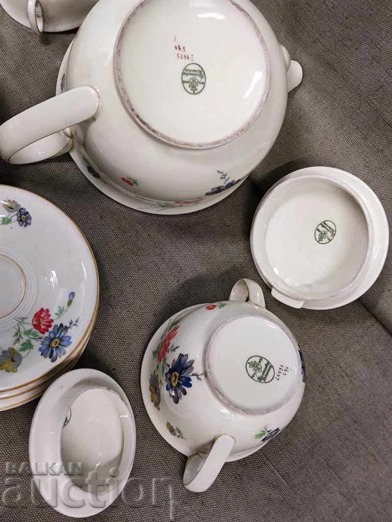 porcelain set Hutschenreuther Hohenberg Third Reich - 5 porcelain set Hutschenreuther Hohenberg Third Reich - 5