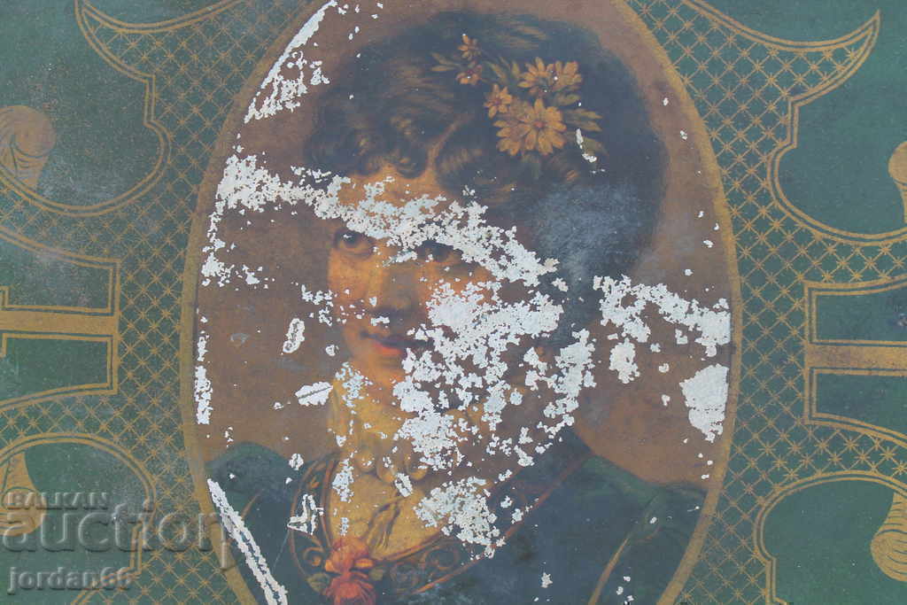 Delivery of A large painted tray Delivery of A large painted tray