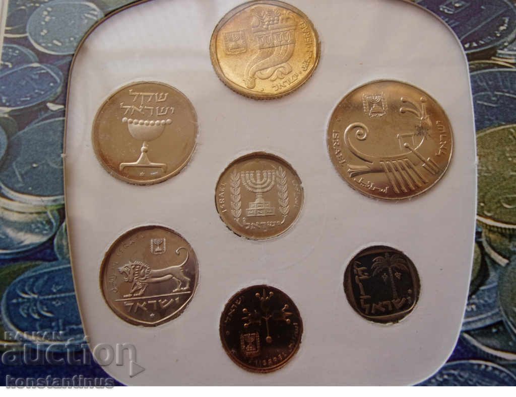 Аукцион Израел PIEFORT  сет  1983  UNC  PROOF  Rare