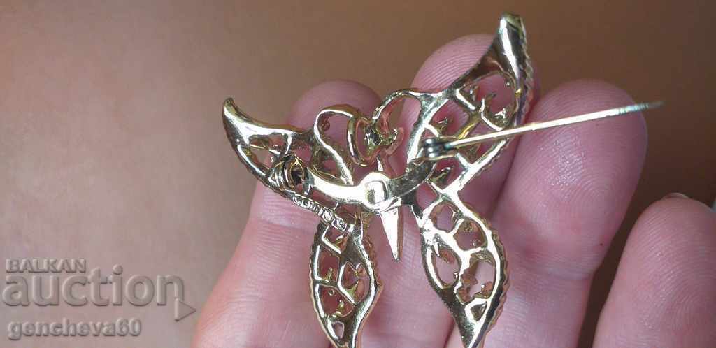 BROOCH pendant Goldrie,,Openwork butterfly" - 5