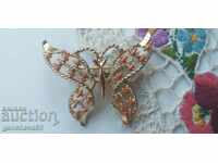 BROOCH pendant Goldrie,,Openwork butterfly"