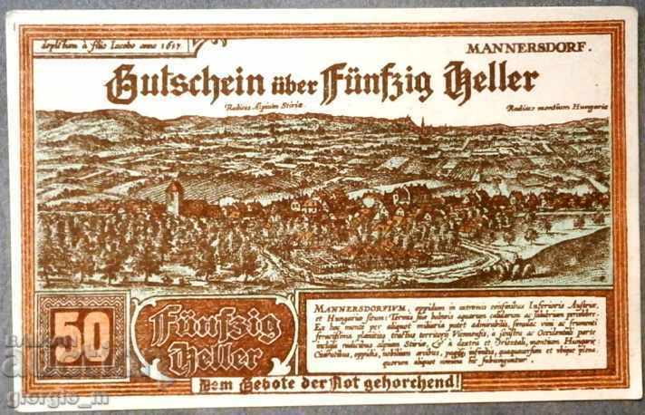 Αυστρία 50 Heller 1920