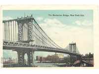 Carte poștală - New York, pe două fețe