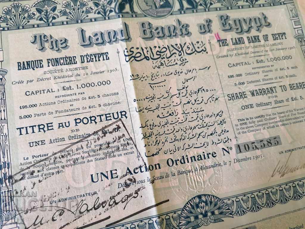 Auction Action The Land Bank of Egypt | 1905 Auction Action The Land Bank of Egypt | 1905