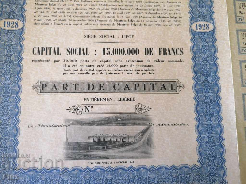 Παράδοση Δράση από το Βέλγιο Εταιρεία του Eaux de Vienne | 1944