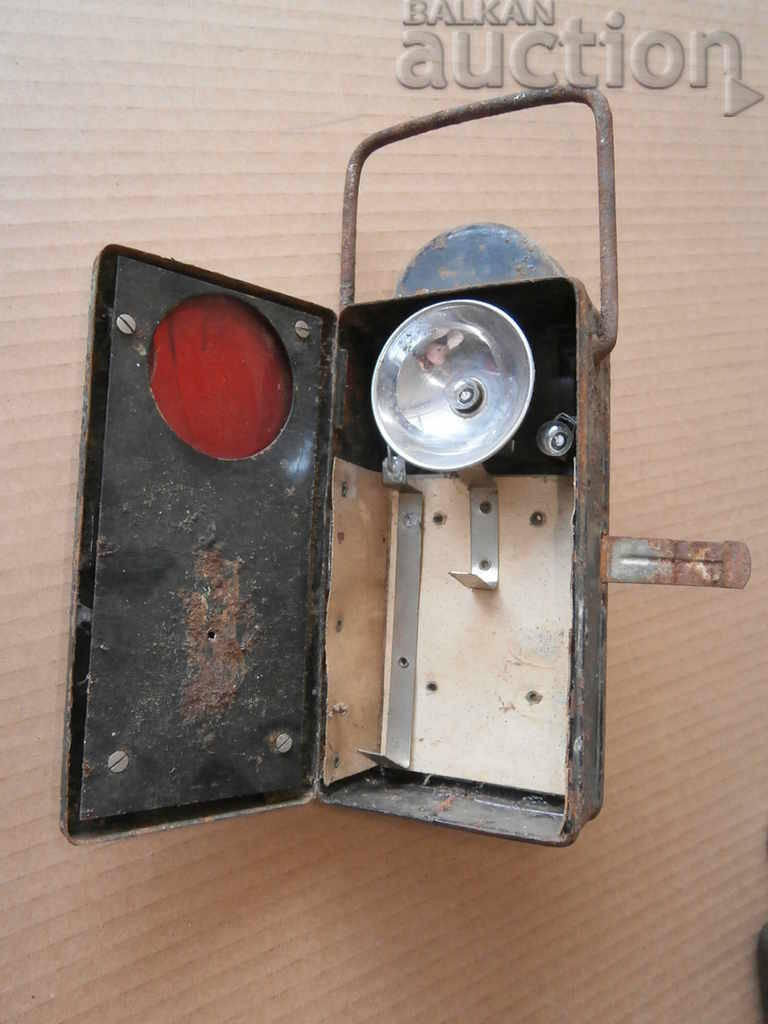 antique lantern WW2 WWII signal ELBA made in RUMANIA - 6 antique lantern WW2 WWII signal ELBA made in RUMANIA - 6