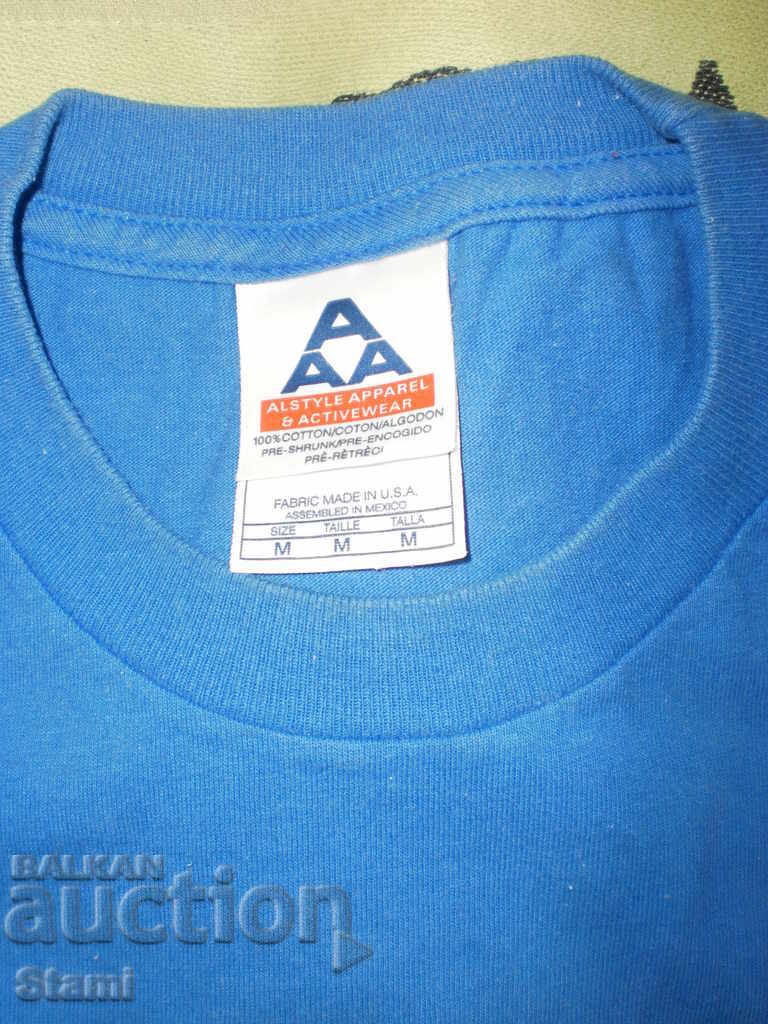 Tricou bărbătesc original cu mânecă scurtă din Mexic cu imprimeu, M cu preț 20.00 BGN | € 10.23