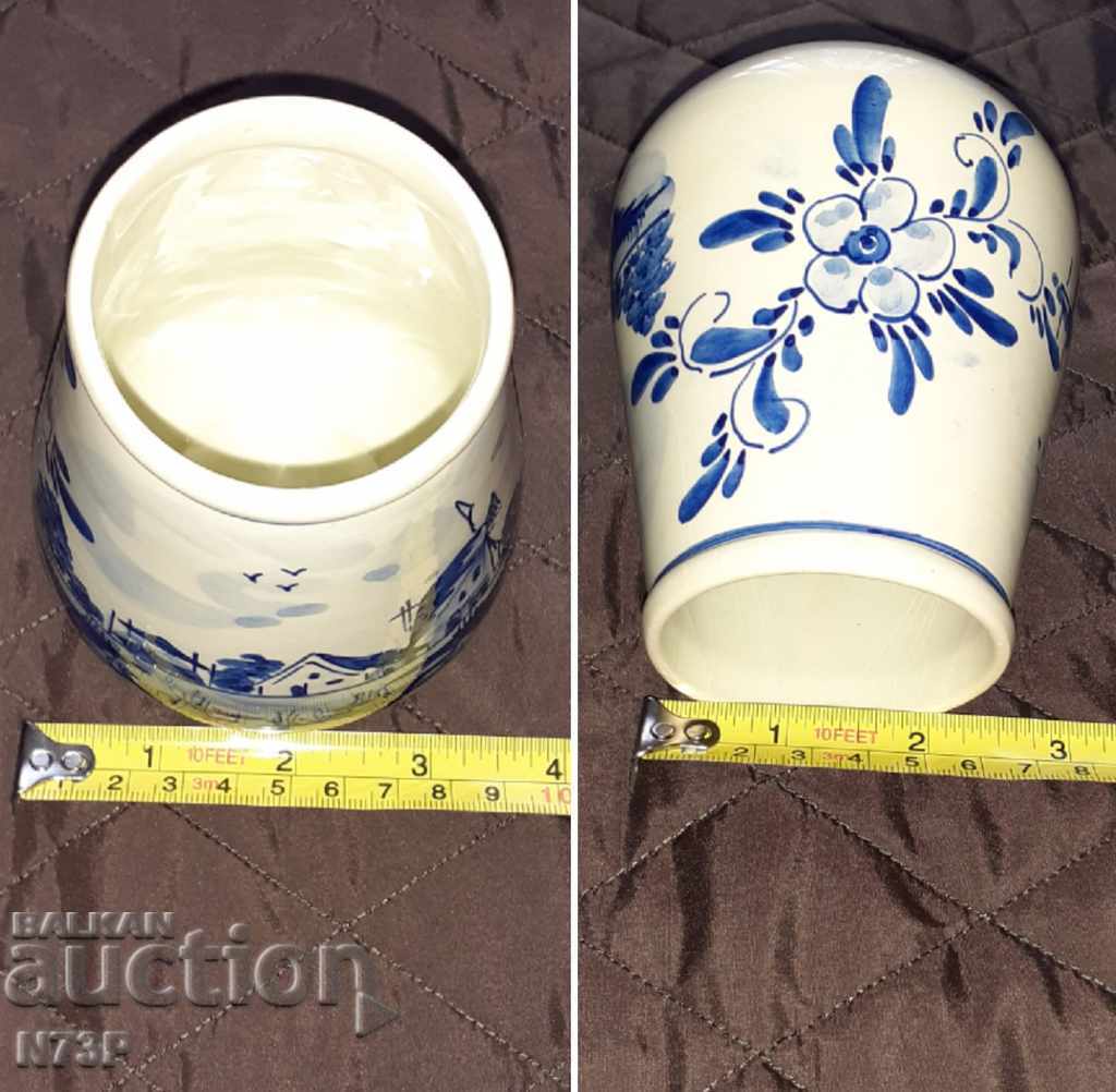 ..DELFTS.. ВАЗИЧКА. СТАР МАРКОВ ПОРЦЕЛАН. - 7