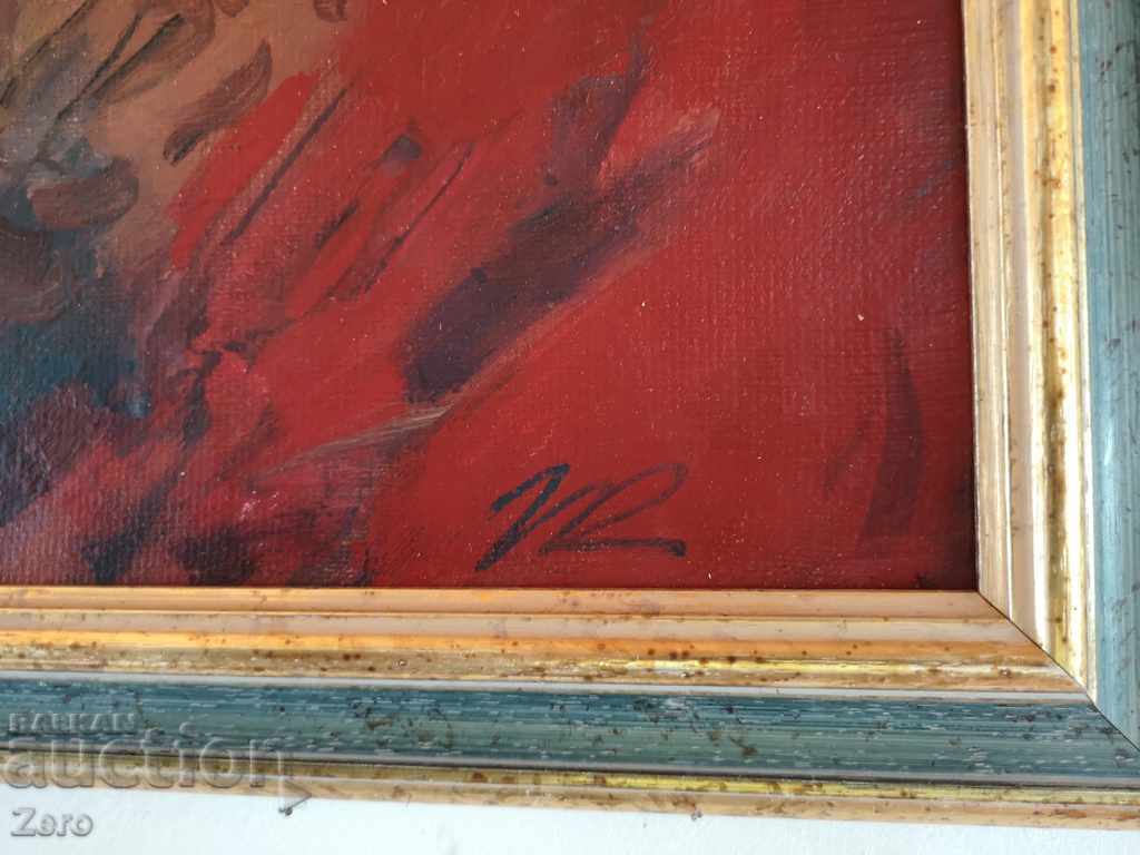 Old Oil Painting Petar Georgiev Signed with price 350.00 BGN | € 178.95 Old Oil Painting Petar Georgiev Signed with price 350.00 BGN | € 178.95