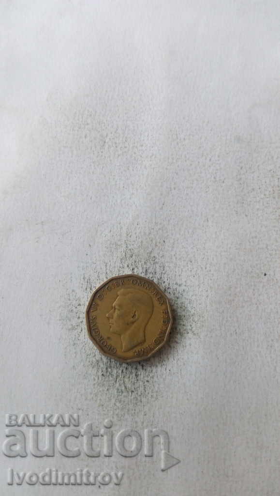 Great Britain 3 pence 1943 with price 1.45 BGN | € 0.74 Great Britain 3 pence 1943 with price 1.45 BGN | € 0.74