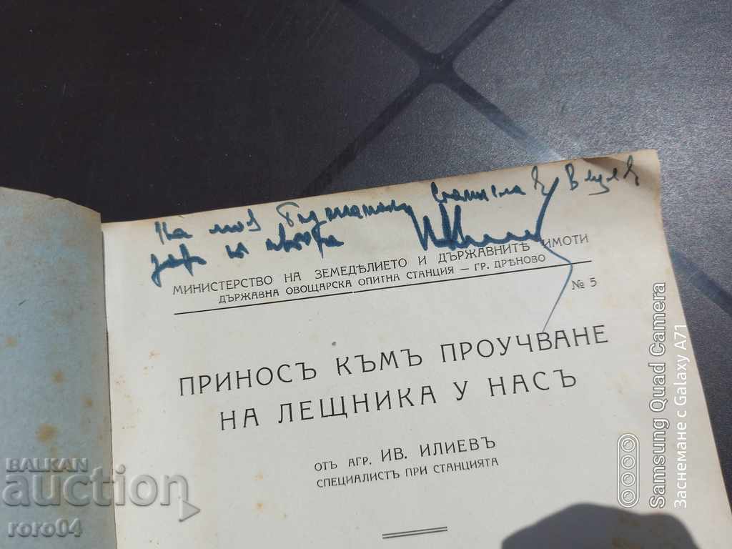 Auction CONTRIBUTION TO THE STUDY OF THE HAZELNUT IN BULGARIA Auction CONTRIBUTION TO THE STUDY OF THE HAZELNUT IN BULGARIA