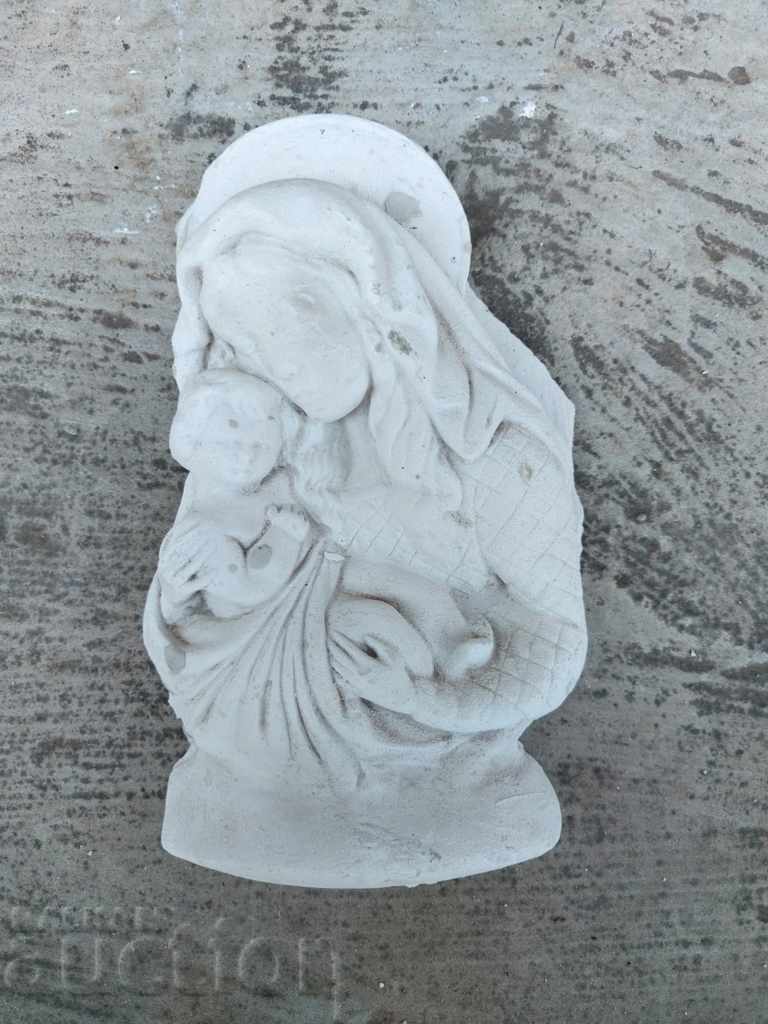 Delivery of PLASTER PANEL OF THE VIRGIN MARY JESUS CHRIST ICON Delivery of PLASTER PANEL OF THE VIRGIN MARY JESUS CHRIST ICON