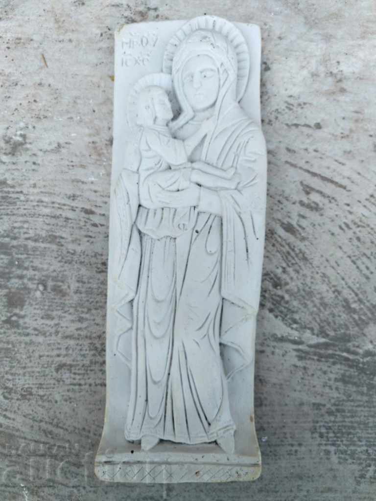 Delivery of PLASTER PANEL OF THE VIRGIN MARY JESUS CHRIST ICON