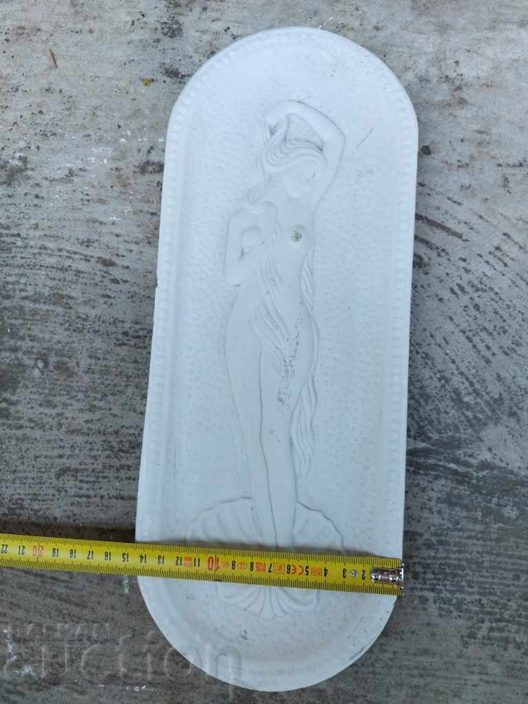 Auction PLASTER PANEL NAKED WOMAN GREEK GODDESS VENUS Auction PLASTER PANEL NAKED WOMAN GREEK GODDESS VENUS