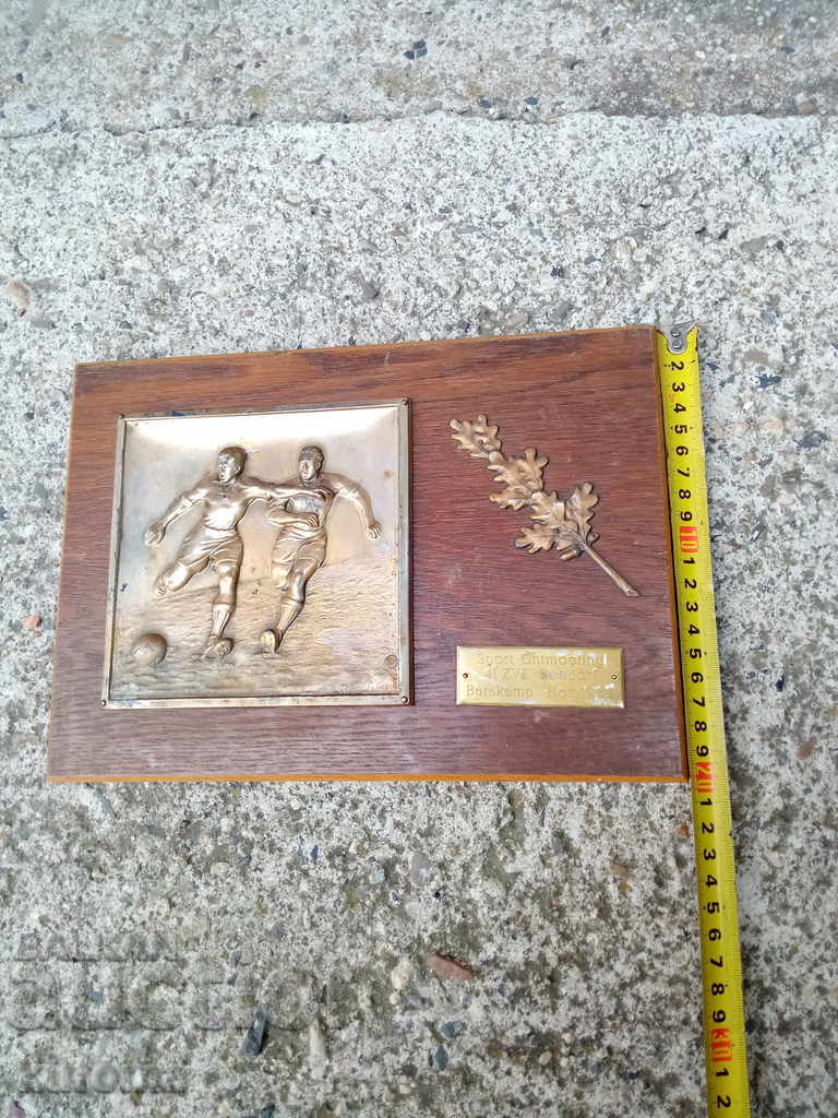 Placă de fotbal germană veche cu preț 19.99 BGN | € 10.22