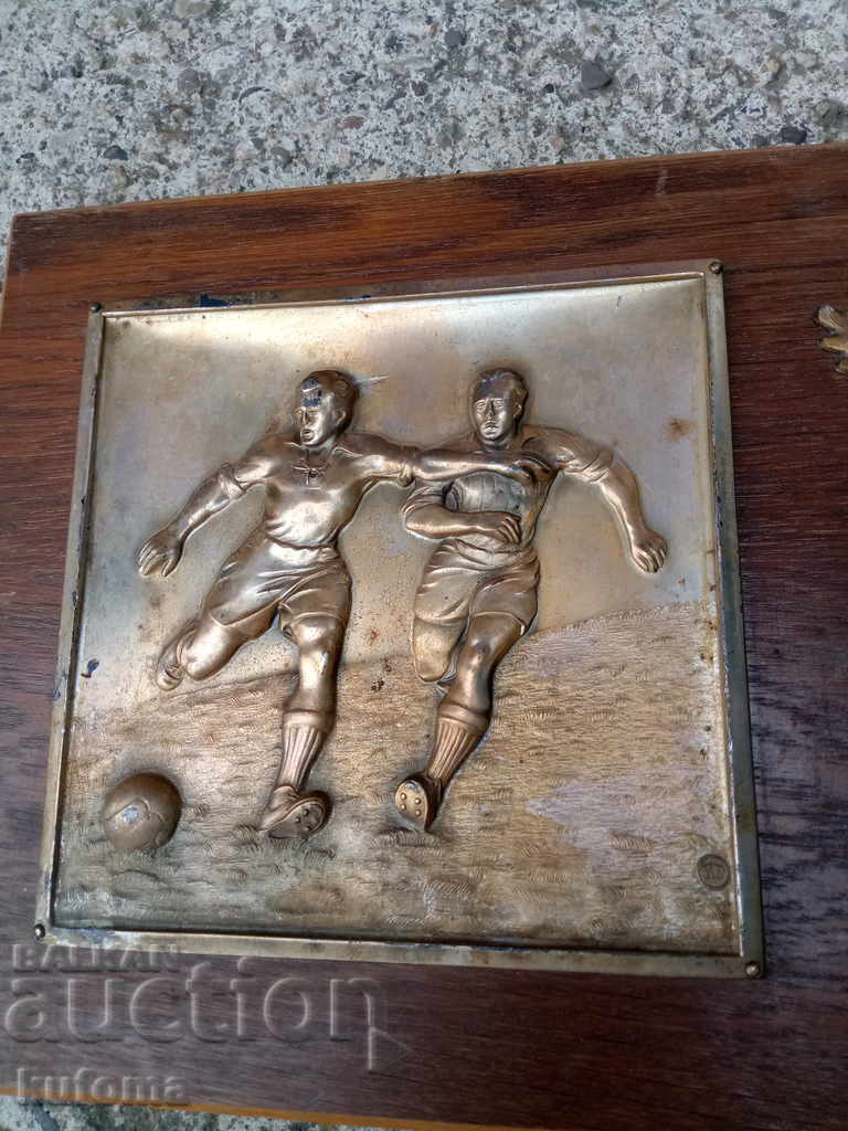 Licitație Placă de fotbal germană veche