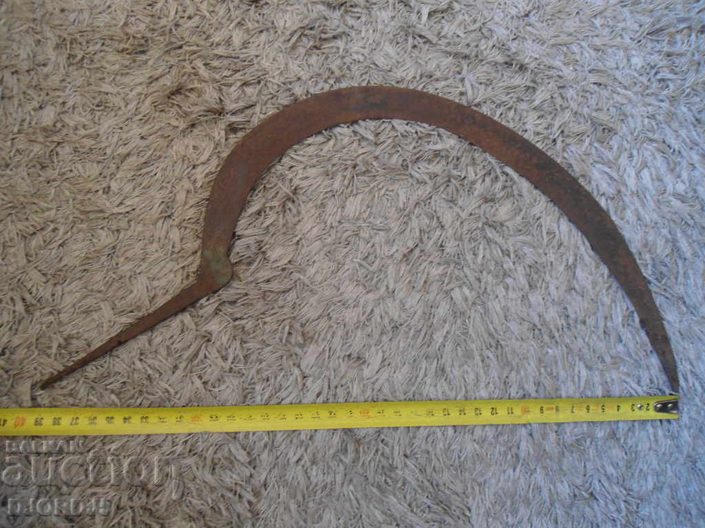 Old sickle, №12, marking - 5 Old sickle, №12, marking - 5