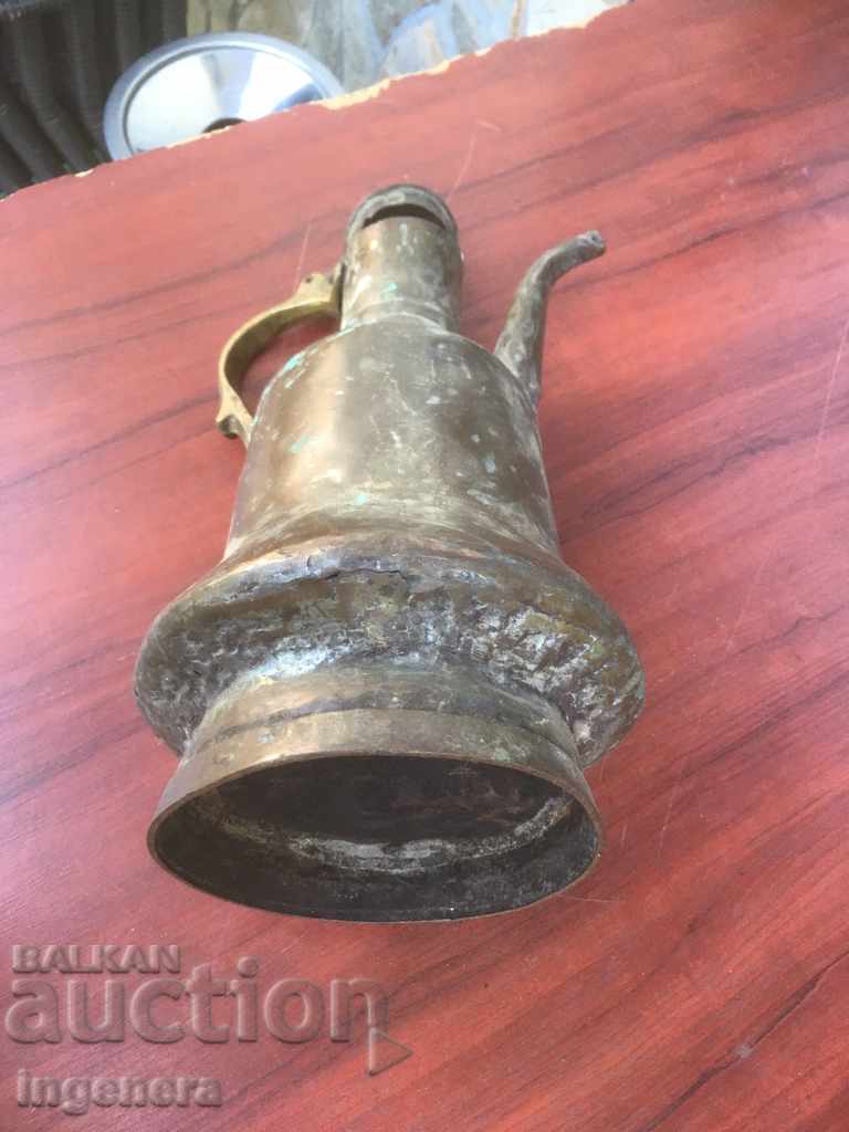 IBRIK COURT OTTOMAN ANCIENT HONEY COPPER - 6 IBRIK COURT OTTOMAN ANCIENT HONEY COPPER - 6