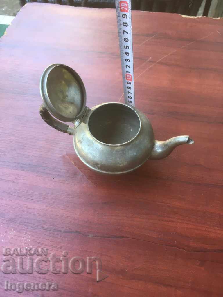 Auction TEAPOT TEAPOT METAL ANCIENT DISH Auction TEAPOT TEAPOT METAL ANCIENT DISH