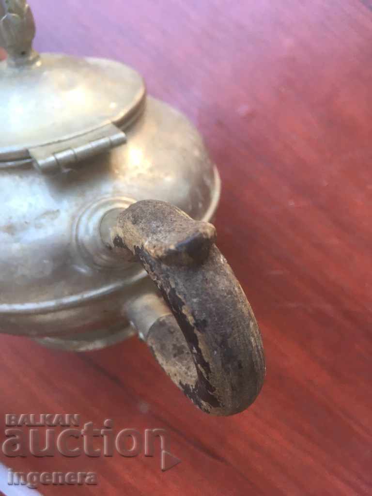 TEAPOT TEAPOT METAL ANCIENT DISH - 6 TEAPOT TEAPOT METAL ANCIENT DISH - 6