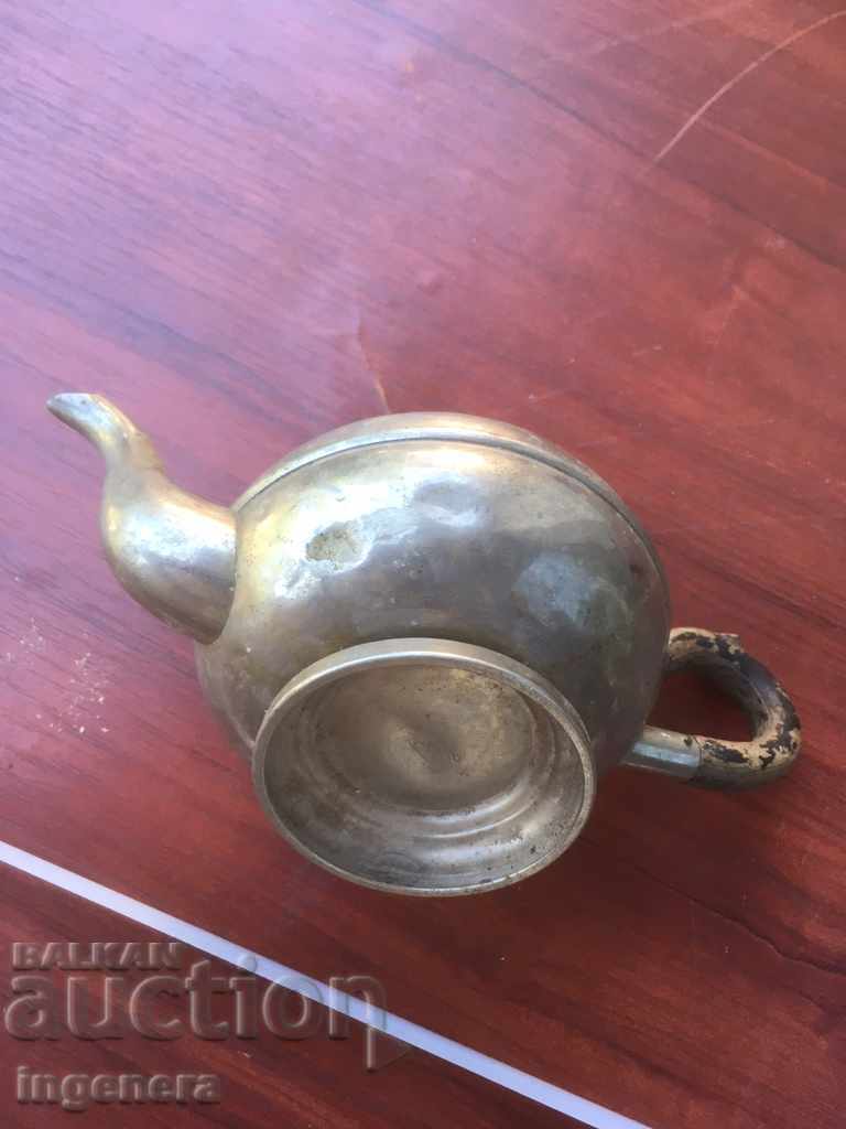 TEAPOT TEAPOT METAL ANCIENT DISH - 7 TEAPOT TEAPOT METAL ANCIENT DISH - 7
