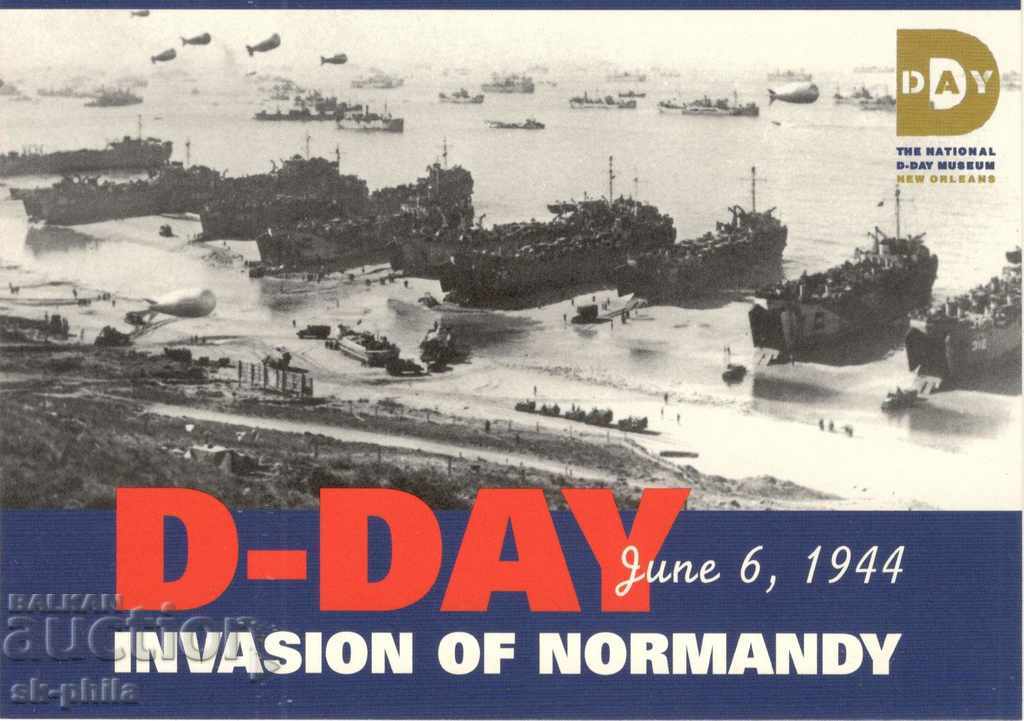 Παλιά κάρτα - Ημέρα D - 06.06.1944