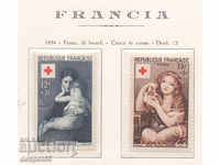1954. Franța. Crucea Roșie - Caritate.