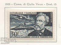 1955. Franța. Jules Verne, scriitor francez.
