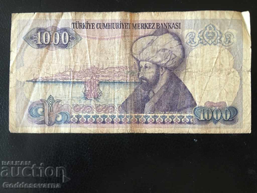 Turkey 1000 Lira 1970 Prefix D Pick 191 Ref 8737 with price 1.00 BGN | € 0.51 Turkey 1000 Lira 1970 Prefix D Pick 191 Ref 8737 with price 1.00 BGN | € 0.51