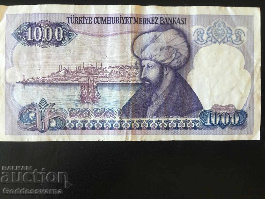 Turkey 1000 Lira 1970 Prefix I Pick 191 Ref 6617 με τιμή 1.50 BGN | € 0.77 Turkey 1000 Lira 1970 Prefix I Pick 191 Ref 6617 με τιμή 1.50 BGN | € 0.77