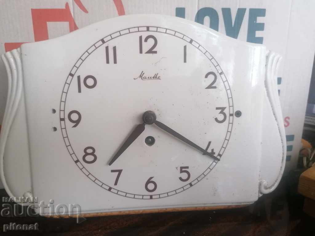 Collectible porcelain wall clock MAUTHE