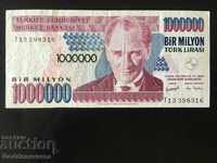 Turkey 1000000 Lirasi 1970 (2002) Pick 213 Ref 8316