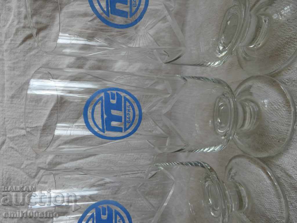 Service crystal 6 glasses for water or beer Mototechnika Varna with price 25.00 BGN | € 12.78