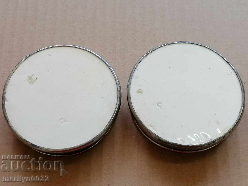 Old porcelain tray 2 pieces minion beginning of 20th century casserole with price 54.00 BGN | € 27.61 Old porcelain tray 2 pieces minion beginning of 20th century casserole with price 54.00 BGN | € 27.61