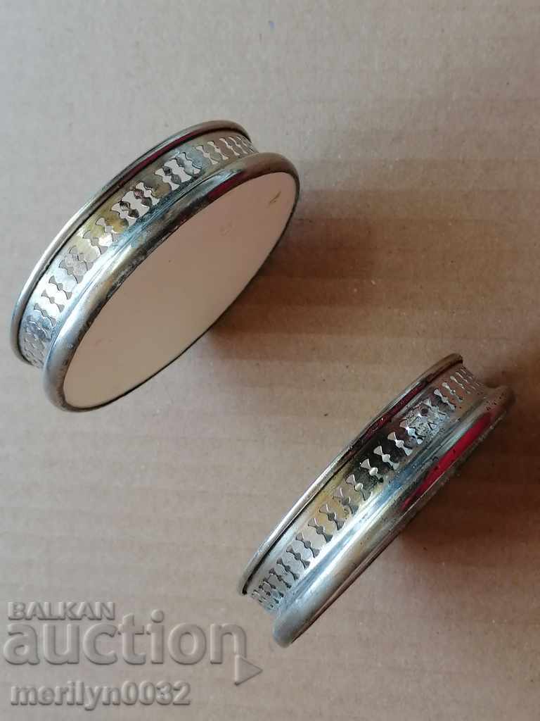 Auction Old porcelain tray 2 pieces minion beginning of 20th century casserole Auction Old porcelain tray 2 pieces minion beginning of 20th century casserole