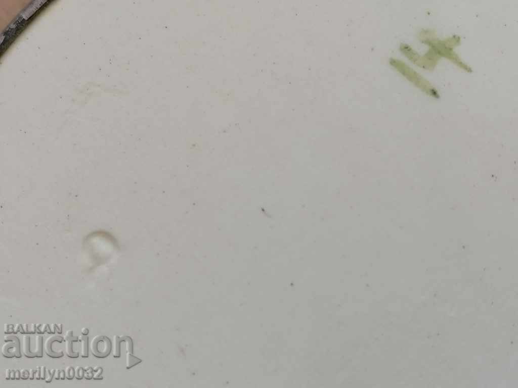 Old porcelain tray 2 pieces minion beginning of 20th century casserole - 7 Old porcelain tray 2 pieces minion beginning of 20th century casserole - 7