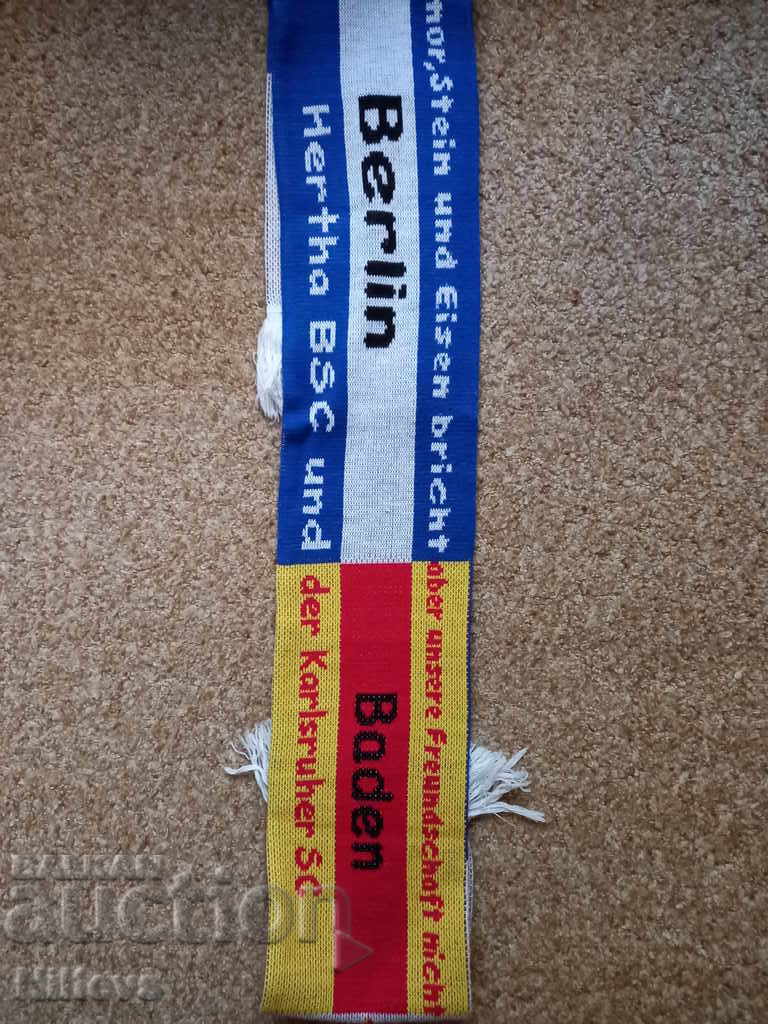 Auction Scarf on Karlsruhe Fan Article Football Auction Scarf on Karlsruhe Fan Article Football