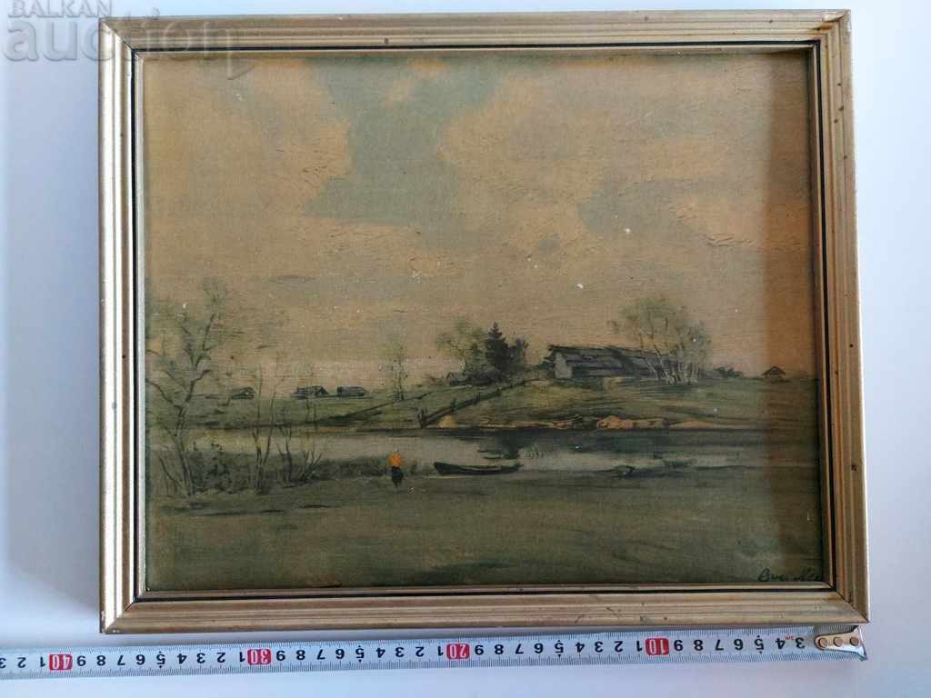 Auction  SOC PRINT REPRODUCTION PICTURE FRAME