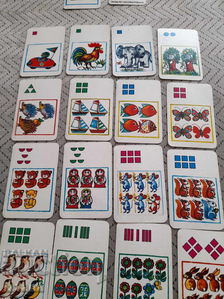 Old children's playing cards - 5