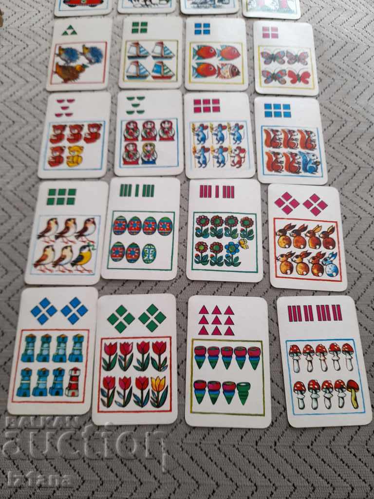 Old children's playing cards - 6
