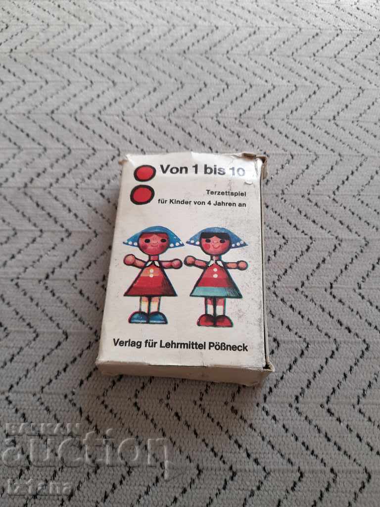 Old children's playing cards