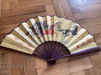 Old Japanese paper fan