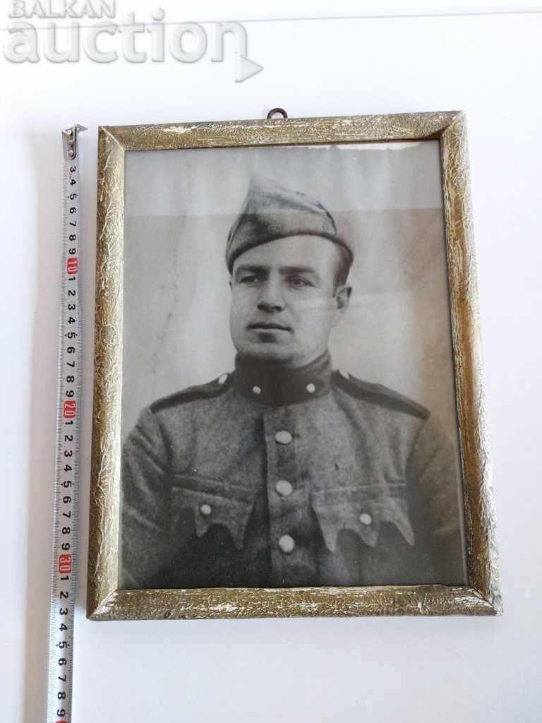 Licitație REGATUL BULGARIEI SOLDATUL VECHI MILITAR FOTO CADRU FOTO