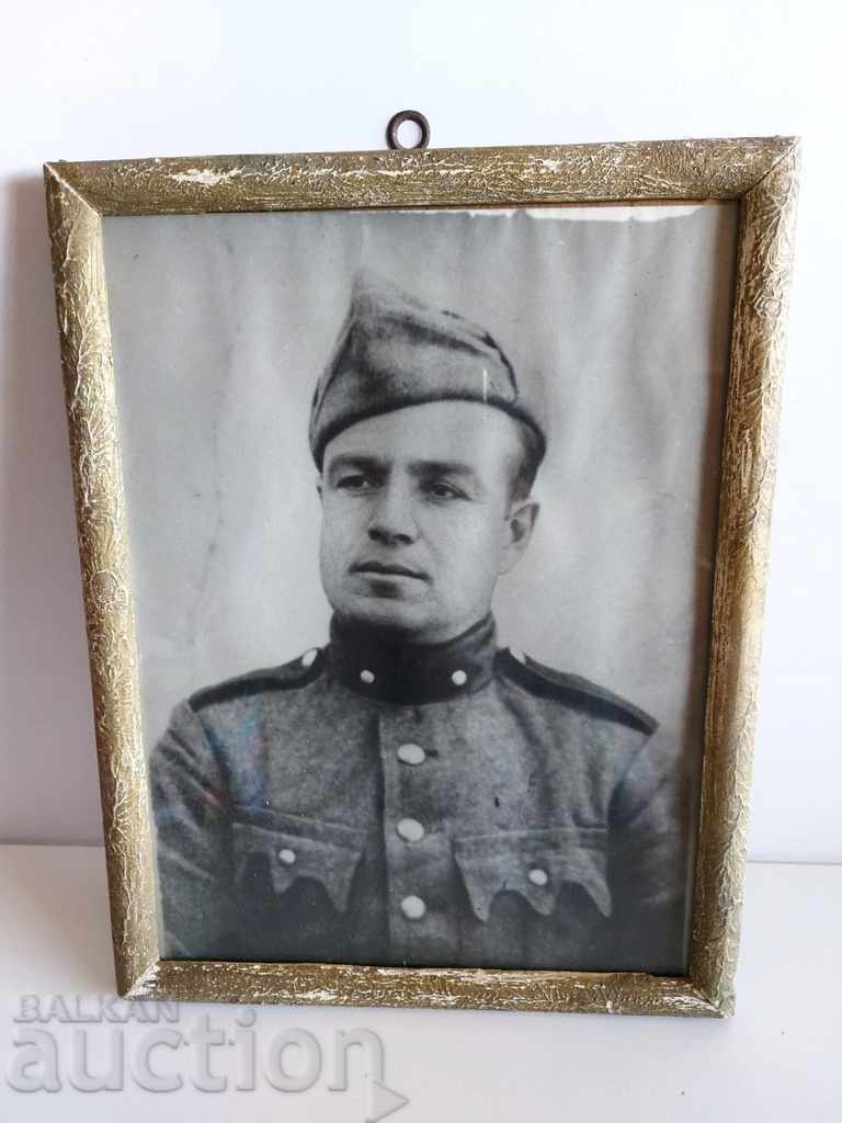 REGATUL BULGARIEI SOLDATUL VECHI MILITAR FOTO CADRU FOTO