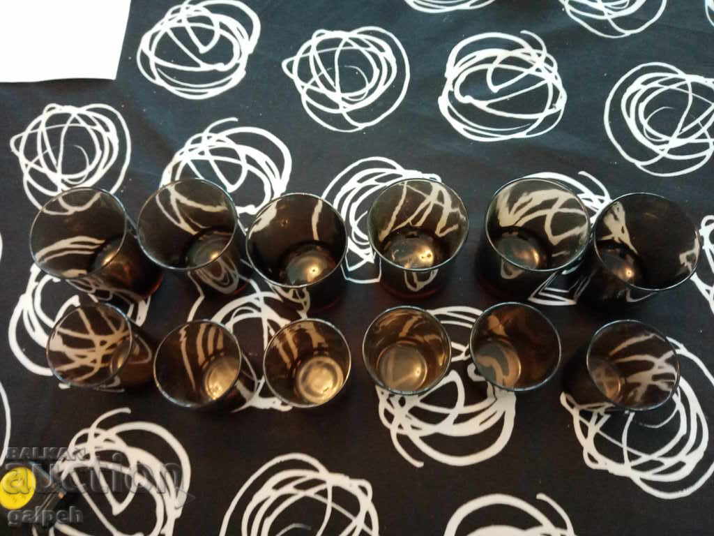 SERVICE FOR BRANDY AND WINE (NON-ALCOHOLIC) - BGN 25. with price 25.00 BGN | € 12.78 SERVICE FOR BRANDY AND WINE (NON-ALCOHOLIC) - BGN 25. with price 25.00 BGN | € 12.78