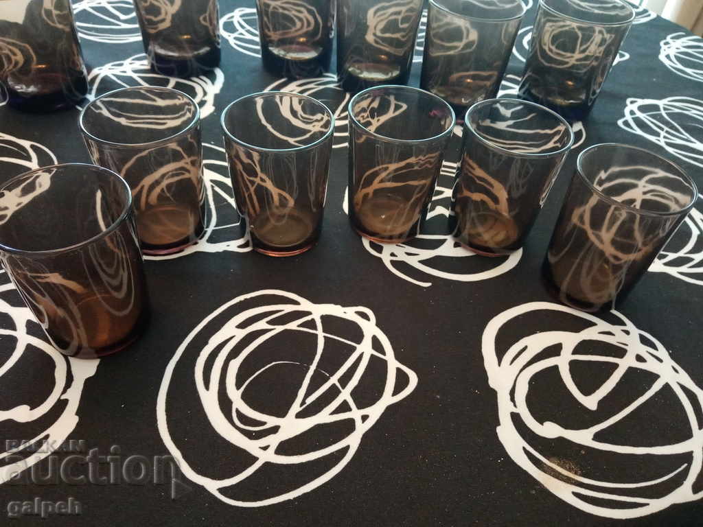 SERVICE FOR BRANDY AND WINE (NON-ALCOHOLIC) - BGN 25. - 5 SERVICE FOR BRANDY AND WINE (NON-ALCOHOLIC) - BGN 25. - 5