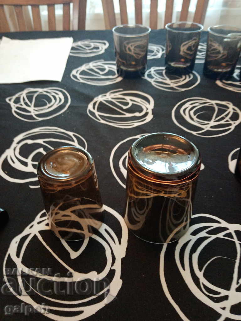 SERVICE FOR BRANDY AND WINE (NON-ALCOHOLIC) - BGN 25. - 7 SERVICE FOR BRANDY AND WINE (NON-ALCOHOLIC) - BGN 25. - 7