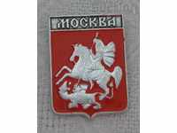 MOSCOW COAT OF ARMS RUSSIA ST. GEORGE BADGE