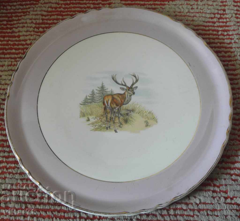 Delivery of OLD LARGE PORCELAIN PLATE