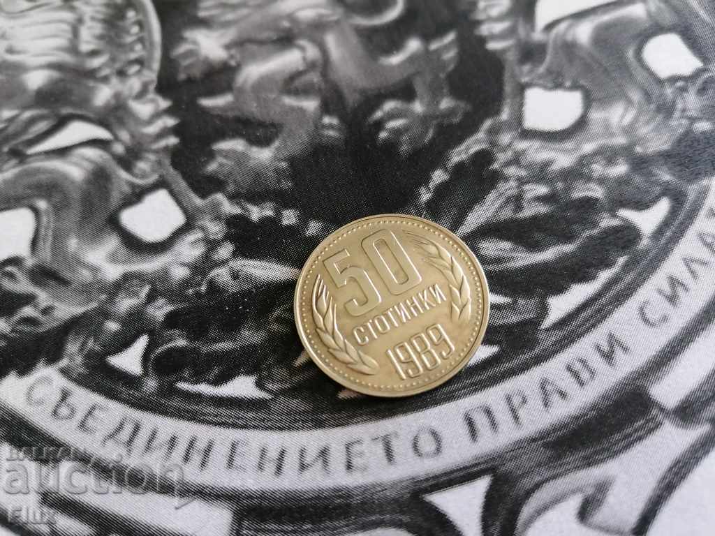 Moneda - Bulgaria - 50 de monede 1989.